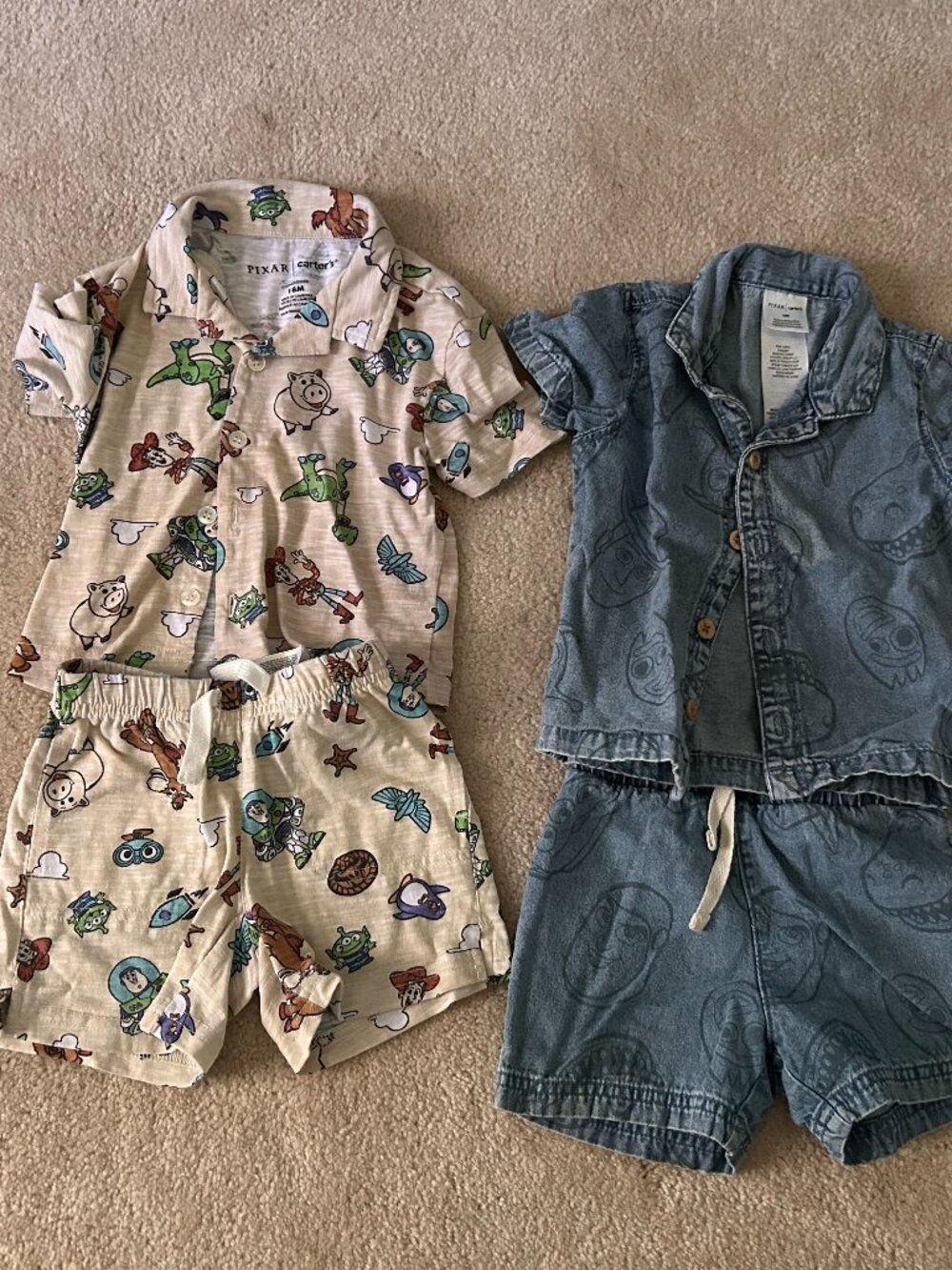 Carter's Toy Story matching sets bundle